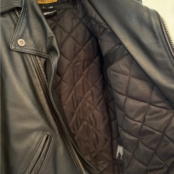 VINTAGE PRISTINE Harley-Davidson Black Leather Motorcycle Jacket - Picture 5 of 12